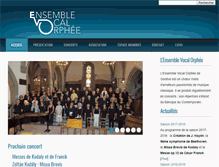 Tablet Screenshot of ensemblevocalorphee.ch